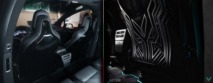 Интерьер Tesla Model X P90D by Vilner 2016 года  (фото 18 из 24)